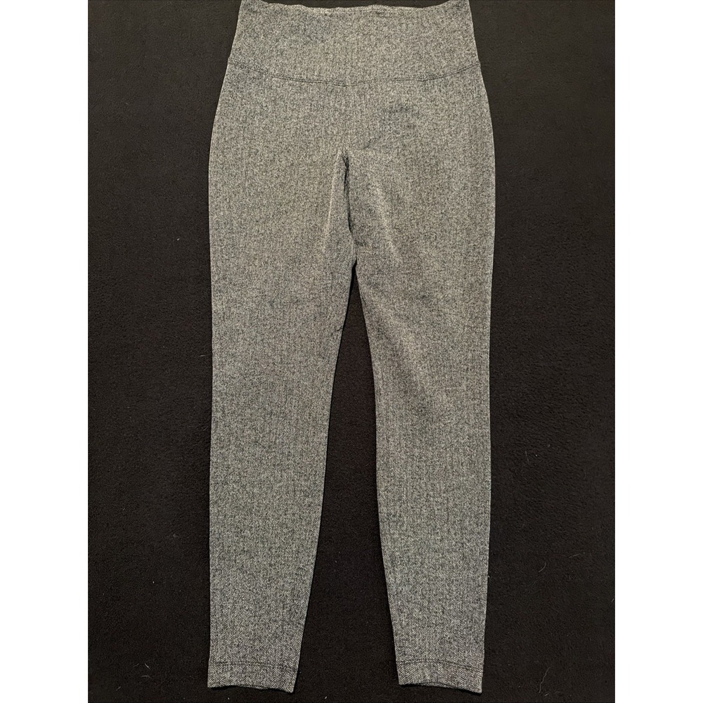Athleta Black Grey Delancey Herringbone Women's Size M